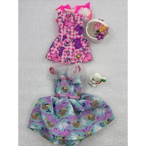 Mattel Special Edition Easter Basket Barbie Dresses 1995 & 1996